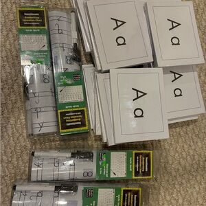 Alphabet Flashcards and Writing Guides